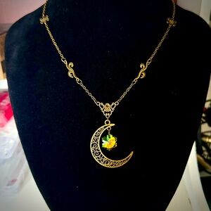 Crystal Moon Celestial Necklace